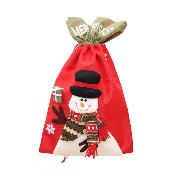 Julegaveposer Julegaveindpakningsposer, til børn Pakke Opbevaring Fest Slikdekorationer Style 2
