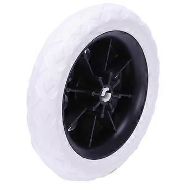 6 stk. Hot Wheel Design Trillekoffert Reisetraller Hjul 15,8 X 3,4 Cm - Svart og Hvit