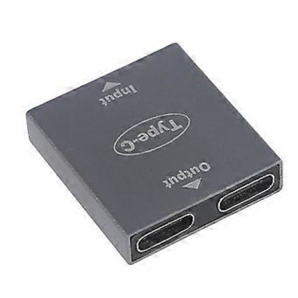 USB C Hona till Dubbel Typ-C Hona Splitter Konverteringsadapter Typ C Adapter