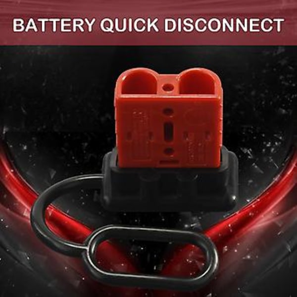 4 st 6-8 AWG 50A Anslut/Frånkoppla, Startkabelkontakt Kit För Bogsering (r