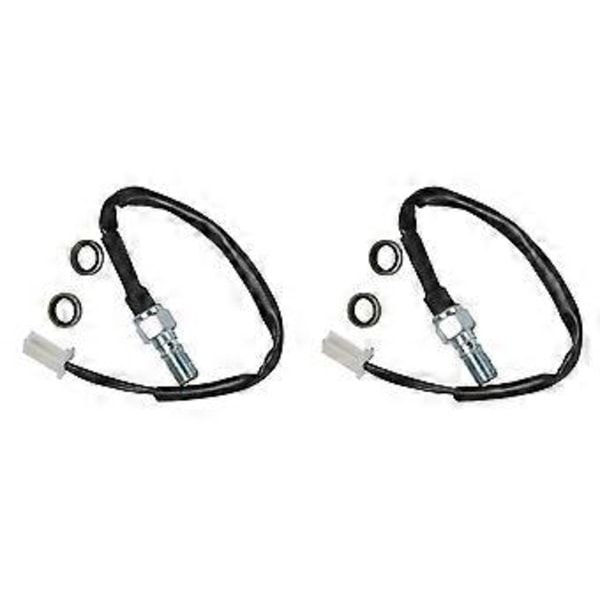 2x Motorsykkel Hydraulisk Bremselys Trykkbryter Banjo Bolt M10 Stigning For Atv-er M10 1mm