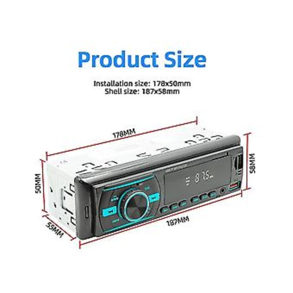 D3106 Auton MP3-soitin Autoradio O Soitin Auto