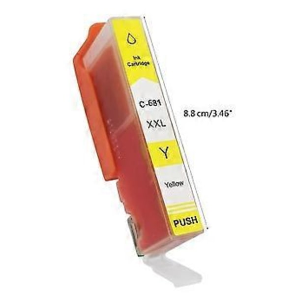 Blækpatron PGI 680 CLI 681 til Canon til PIXMA TR7560 TR8560 TS6160 TS8160 TS9160 Printer