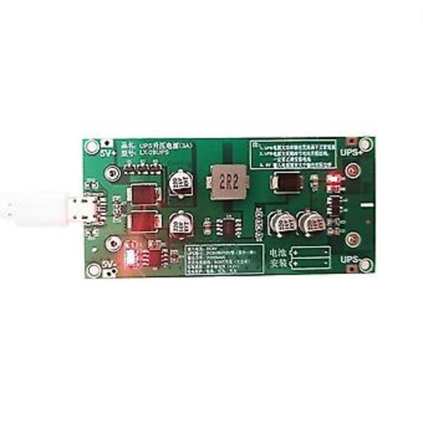 15W 3A Högeffekts Ups18650 Litiumbatteri Boost Laddning 9V Laddning Och Urladdning Ups Avbrottsfri
