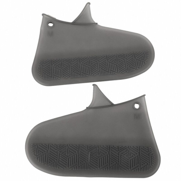 Svarta återanvändbara skoöverdrag för regntålig silikon Vattentät regnskydd Slitbeständig Non-Slip-M