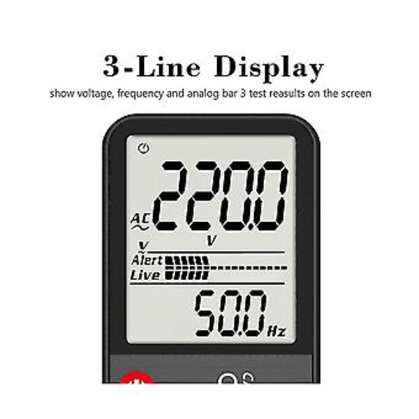 Adms7 Volta Er 3.5-tums LCD Digital Mätare 3-radig Display TRMS 6000 Räknare Med Ana