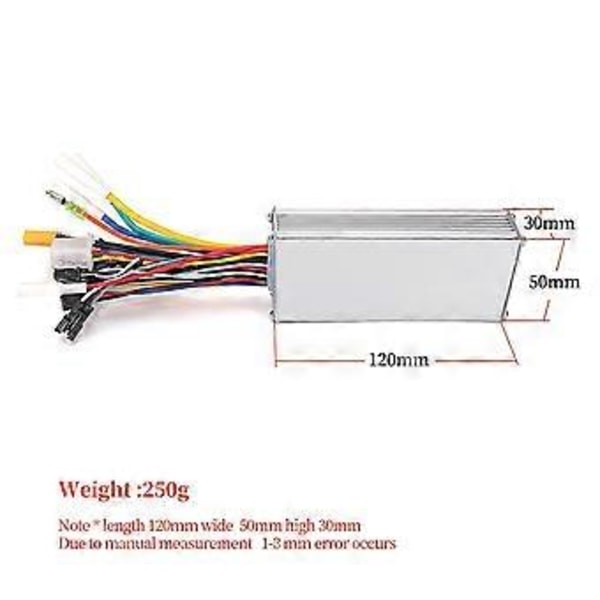 500W Universal børsteløs controller til elektrisk cykel/scooter controller 48V Power Off bremse