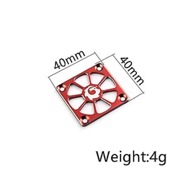 Ing Tuulettimen Suojus 40x40mm Rc Esc Sähköiselle Säätötuulettimen Suojukselle, violetti