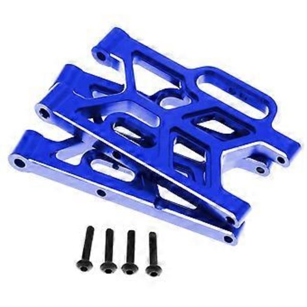 Framfjädringsarm i aluminiumlegering ARA330789 för Arrma 1/8 Mojave Rc Bil Uppgraderad Del Blå