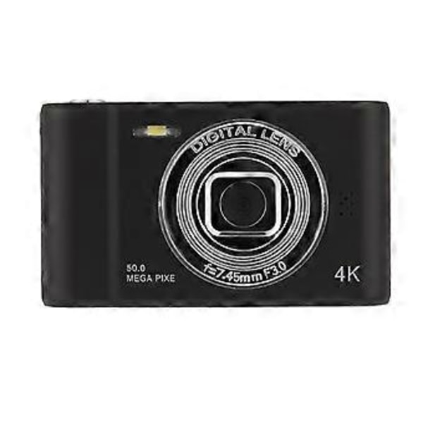 1080P HD Digitalt Kamera Barnekamera Kompakt Mini Kamera for Nybegynnerfotografering Selfie Svart