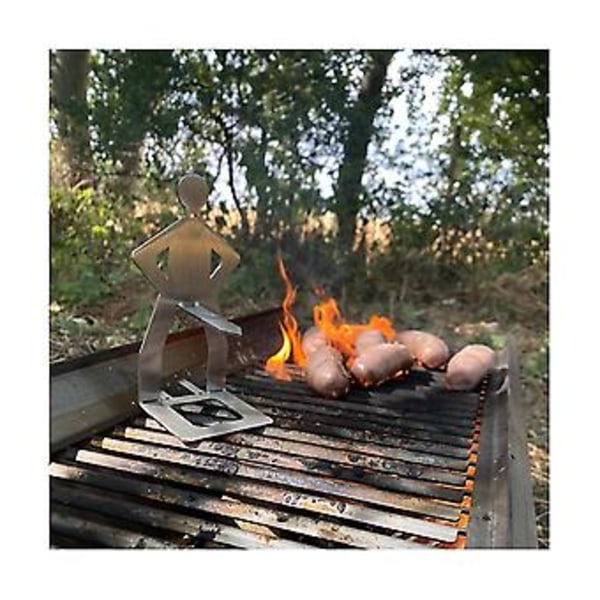 2 stk Grill H Bærbar Grillet Pølseholder For Gutter Jenter Avtakbart Skilt Utendørs