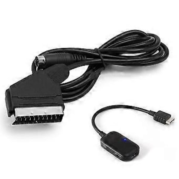 1,8 m Scart-kaapeli, harjakaapeli pelikonsolin liitäntäkaapeliin