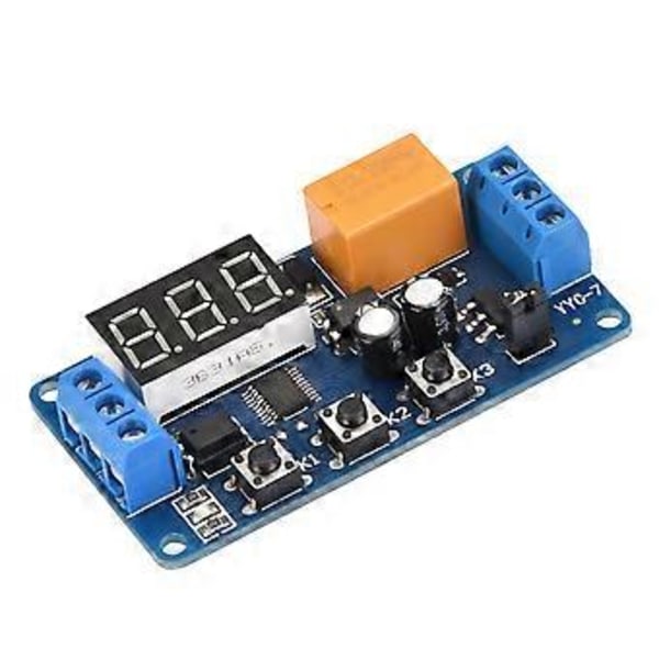 Justerbar Cykeltimer Kontrollrelä Tidsfördröjningsbrytare Modul 3V 3.7V 4.5v 5v 6v 7.4V