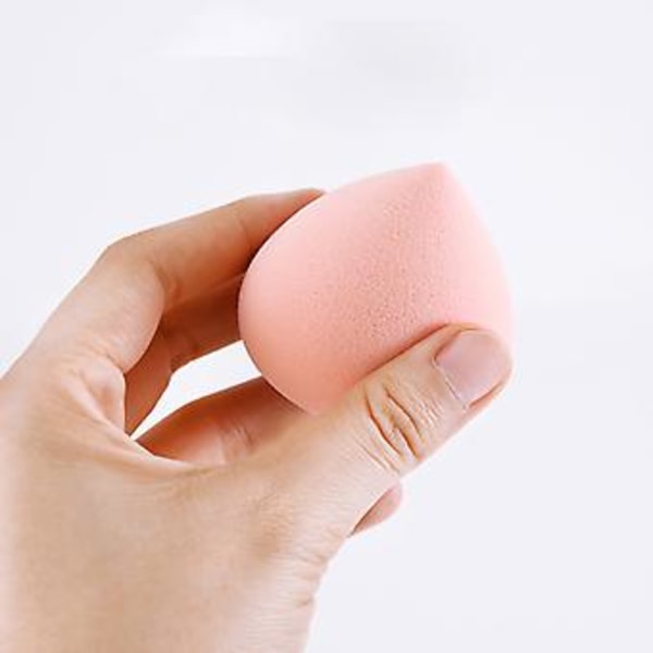 Meikkisieni Puuterivippa Polyuretaani Märkä ja Kuiva Yhdistetty Kauneusmeikkimuna Pinkki