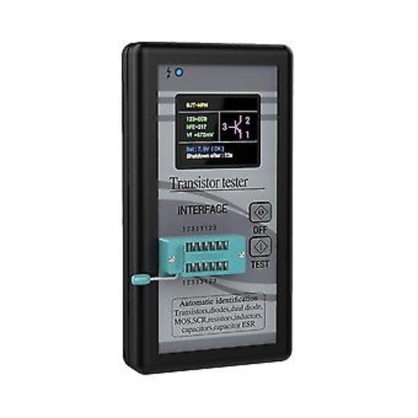- M328 Transistor Er Diod Tyristor Cce Eller Induktans Mosfet Esr Meter LCD