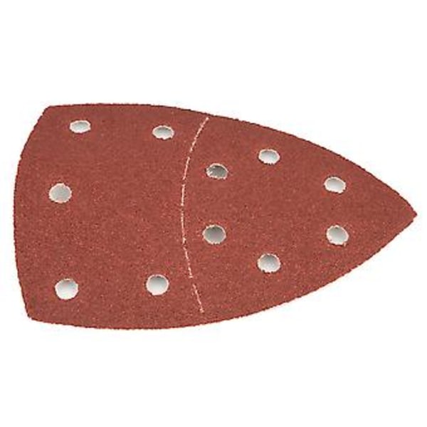 60 st Blandad Kornstorlek Slippapper Slipplattor Poleringspapper Abrasivt Rött Hål Sandpapper