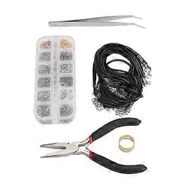 Reparationssats för smycken - DIY-set med karbinhakar och bindringar