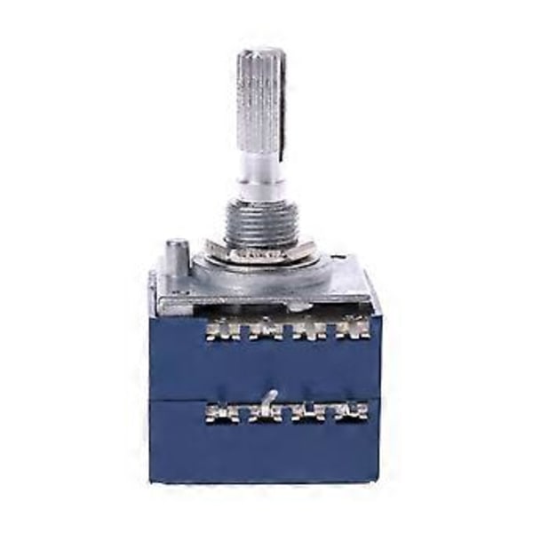 Potentiometer RH2702 8-stiftad tandad delad axel 6MM Precision 27-typ A100K 100K