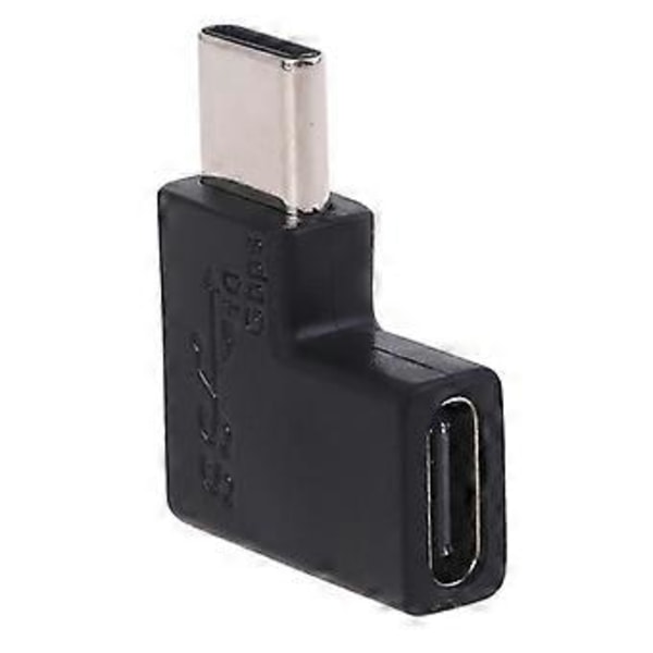 90 Graders Rätvinklig Typ C Hane till Hona Konverter USB-C Adapter För S9 S8