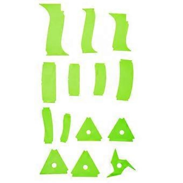 14 st Keramik Konst Plastskrapa Skärare Multi-Spec DIY Keramisk Textur Hjälp Lera Trimning Skulptur Formningsverktyg