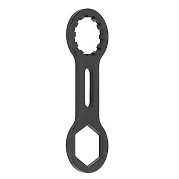 Cykel Forgaffel Reparationsværktøj, Aluminiumlegering, Sort, Mountainbike Hætte Afmonteringsnøgle, Egnet til Hydrauliske & Mekaniske Gafler, Holdbar