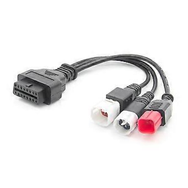 OBD2 Diagnosekabel for Kline Euro5 Motorsykkel 16 Pin til 3Pin 4Pin 6Pin OBD2 3 i 1 Diagnoseadapter