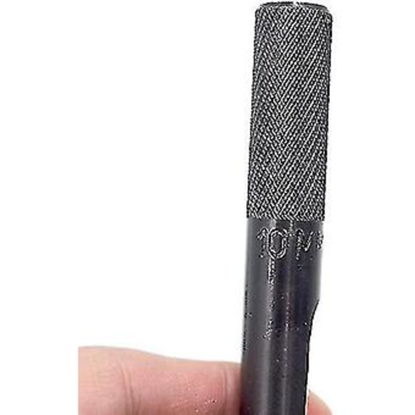 10 st Runda Hålpipor i Kolstål för Läderhantverk 1mm-10mm för Läderbälte Verktyg Tätningsverktyg
