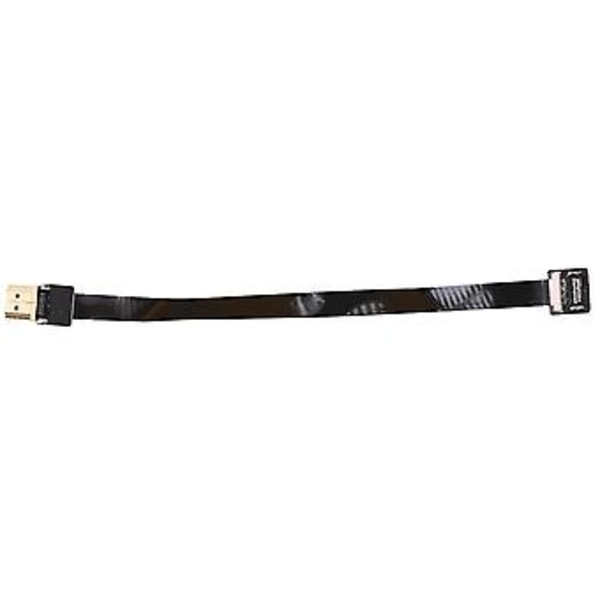 Fpv Uros Ylös Kulmattu 90 asteen Uros Hdtv Fpc Litteä Kaapeli Fpv Hdtv Multikopteri Ilmakuvaukseen 20cm
