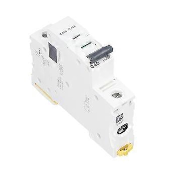 1P Pienoiskatkaisija Pienjännite DIN-kiskoon Asennettava Suojakytkin 230V/400V 40A