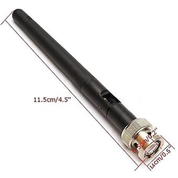 2 Uhf Antenne Med Bnc Stik Kompatibel Ew100 Ew300 Ew500 G3