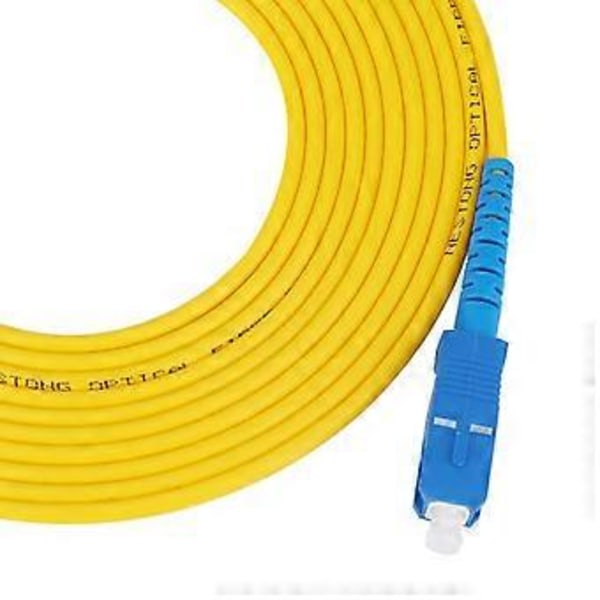 Singelmodus Fiberoptisk Jumper Høy Kvalitet PVC-kasse Sc APC-Sc UPC 15 Meter Lengde