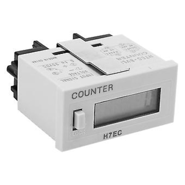 Digital Elektrisk Tæller Totalisator med Spændingsinput 6-Cifret LCD-Display (DC 6-30V)