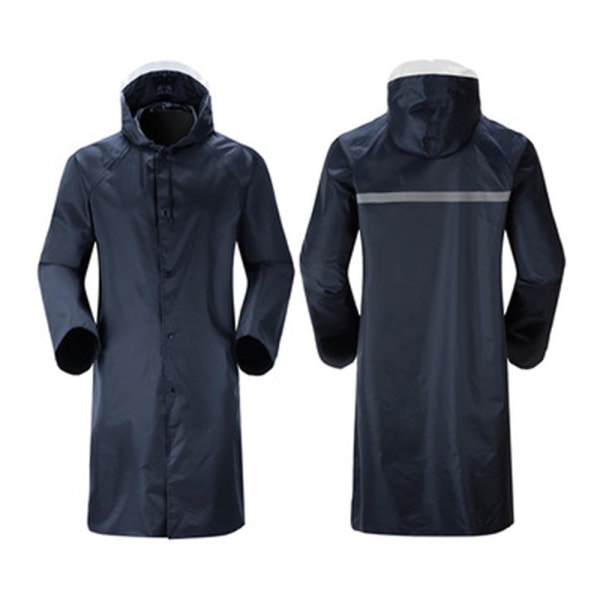 Long Hooded Rain Coat For Adults - Stylish Rain Jacket For Men, Women, And Youth