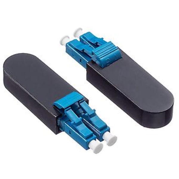 2-pack Singlemode Lc/upc Fiber Optic Loopback Adapter Kabel, Singlemode 9/125 Testplugg För Testning