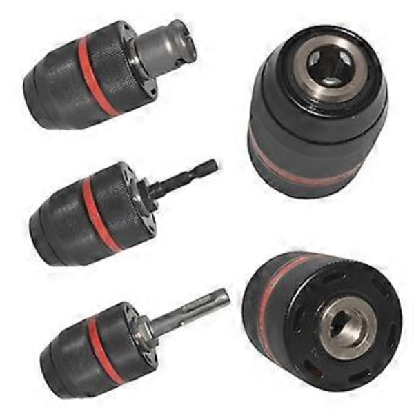 Metall Nyckellös Borrchuck 1/2-20UNF 1.5-13mm Självlåsande Borrchuckfäste