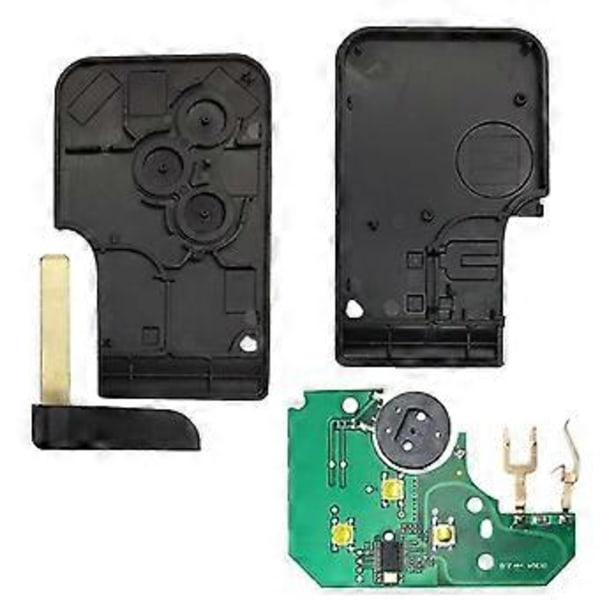 För Renault Megane Scenic Kort Chip Blad 433mhz För Smart Fjärrkontroll För Nyckelbricka 3