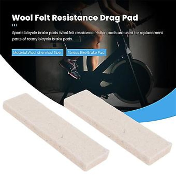 15 st Träningscykel Bromsbelägg Filtmotstånd Drag Pad För Spinningcykel Bromsbelägg Ersättning P