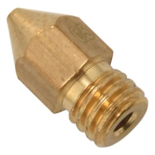 22 stk. 3D-printerdyser, Mk8 ekstruderdyser 0,2 mm, 0,3 mm, 0,4 mm, 0,5 mm, 0,6 mm, 0,8 mm, 1,0 mm E