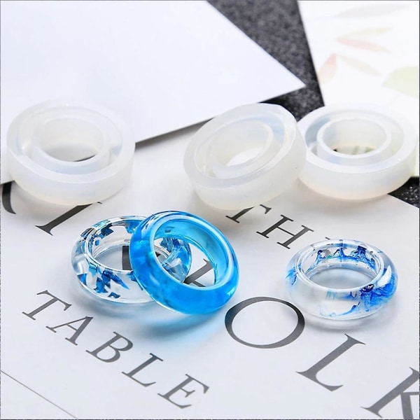 Hole Rings Jewelry Epoxy Resin Mold Handmade Ring Silicone Mould Diy Crafts Mold