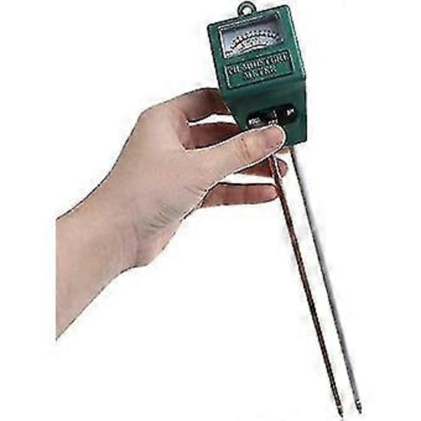 Bærbar 2-i-1 Meter Analysator Ph Jordtester Vand Fugtighed Lysende Analyseret Detektor Test Meter Holdbar
