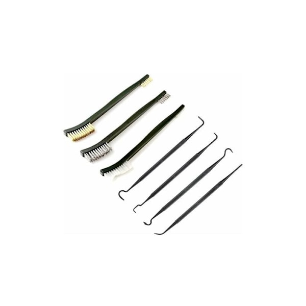 Wire Brushes, 7 Pieces Mini Wire Brushes for Cleaning Welding Slag Rust and Dust, Small Wire Brush is Made of Stainless Steel Brass and Nylon