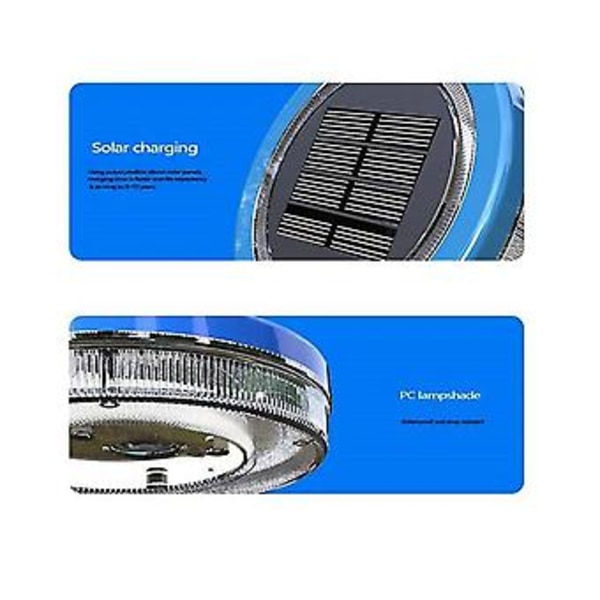 Solar Ground S 8 LED Solcellsdriven Utomhusbelysning För Gångvägar