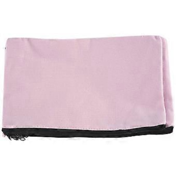 12-pack Rosa Sminkväska i Canvas, Kosmetikväskor i Bulk med Flerfärgad Dragkedja, Canvas Dragkedja Pennfodral, DIY Hantverk