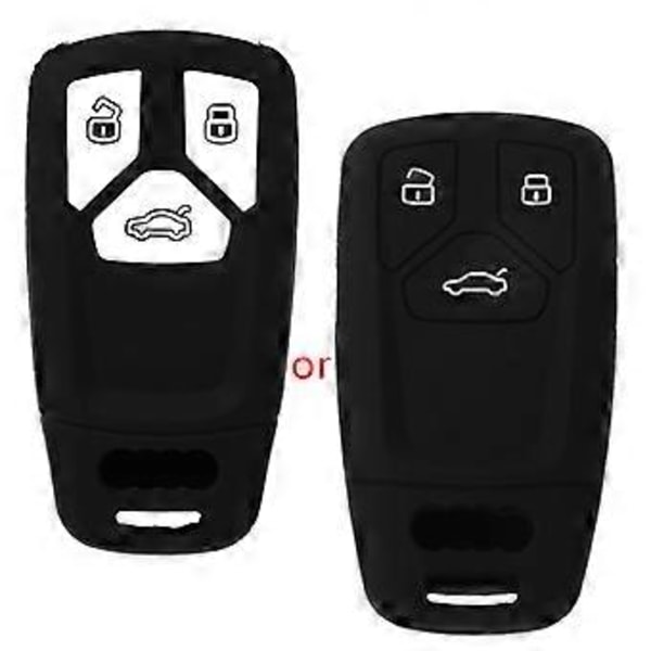 Silikon Bilnyckel Fob Fodral Skydd För A4 A4L 8 S 2017 2016 Allroad Q5 Q7