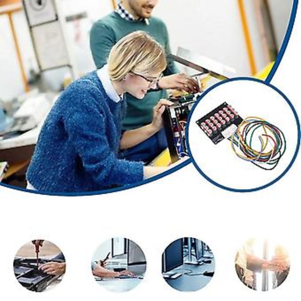 7s Aktiv Equalizer Balanser Lifepo4 Lto Batteri Energiutjämning Kondensator Bms Kort