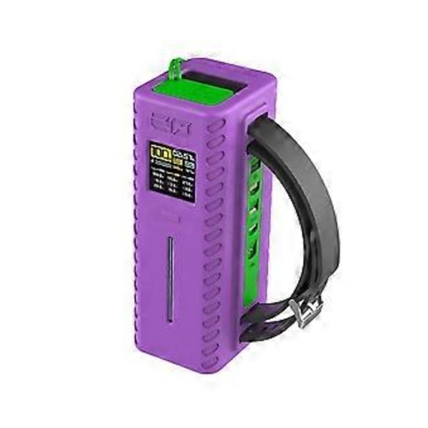 Silikonetui for CUKTECH No.20 Power Bank USB C Kabelorganisator med Håndtaksdesign Støvtett B