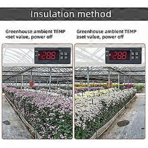 Termoregulator Termoelement Temperaturkontroller Digital Temperaturkontroller Med Sensor För Kylskåp Frys Temperaturkontrollerade System