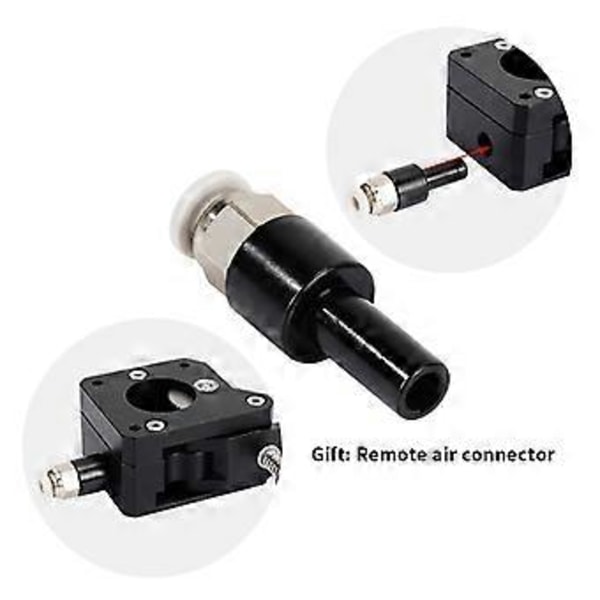 Oppgrader Ekstruder Legeringsblokk Bowden Ekstruder 1.75mm Filament for Ender 3, Ender 5/5 Plus/Pro, CR-10 Serien