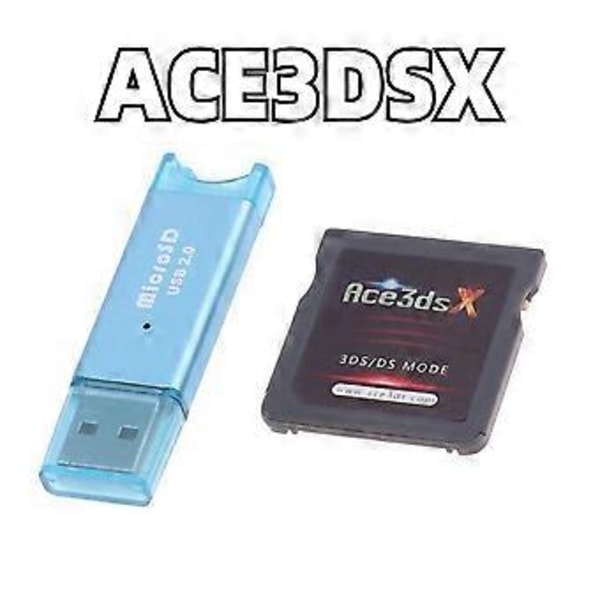 Peli ACE3DS PLUS 3DSLL Super Combo Ace3DS X:lle pelejä ja Ntrbootia varten V11.17:ssä