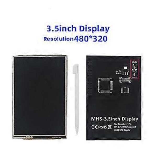 3,5 tommer RPI Display Touchscreen 480X320 til 5 5B 60 Frame TFT LCD Modul Skærm med Touchpen